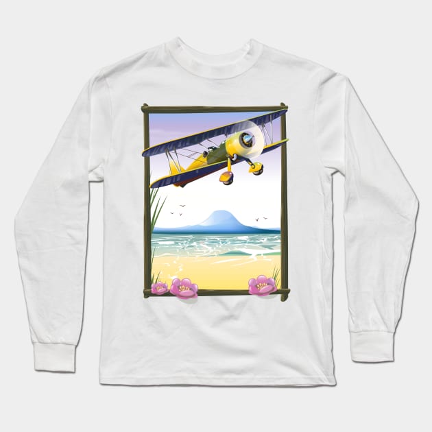 Flying High Long Sleeve T-Shirt by nickemporium1